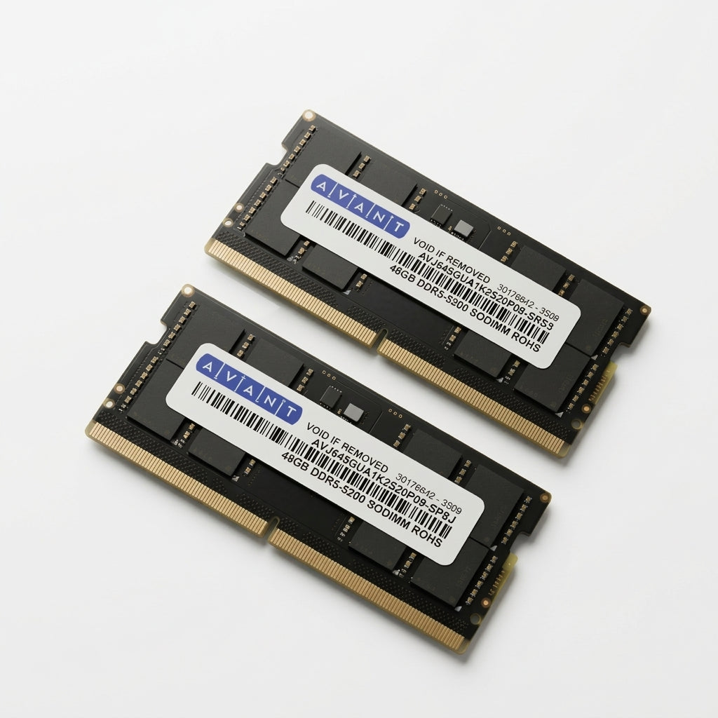 SODIMM DDR5 96GB (Kit 2x48GB) 5200MHz AVANT AVJ646GUA1K2520P09-SPB3