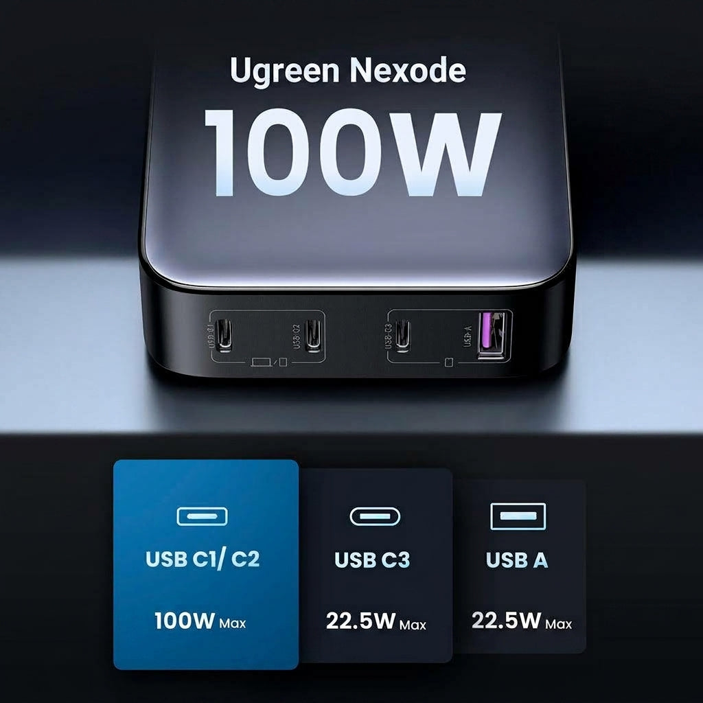 Ugreen 4xUSB 100W charger (CD328)