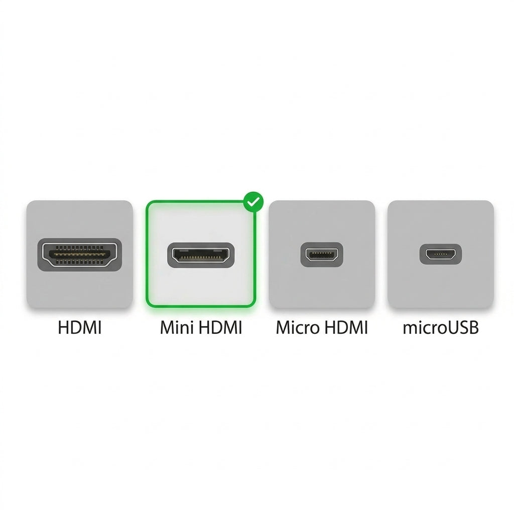 Як розпізнати міні-HDMI роз'єм