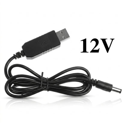 Кабель-переходник USB to DC 5.5X2.5 мм 5-12V для питания роутера