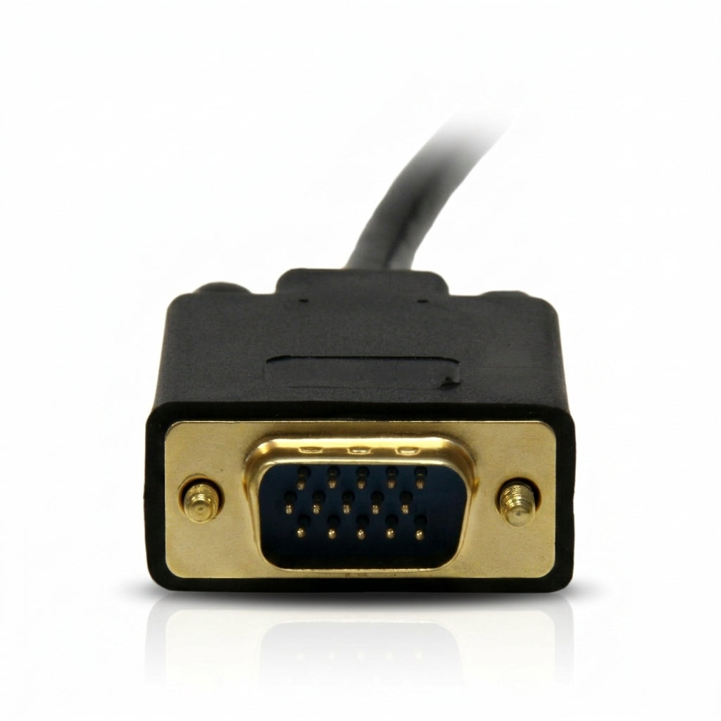 DisplayPort to VGA Adapter Cable, 1.8 m, for Stable Video Signal