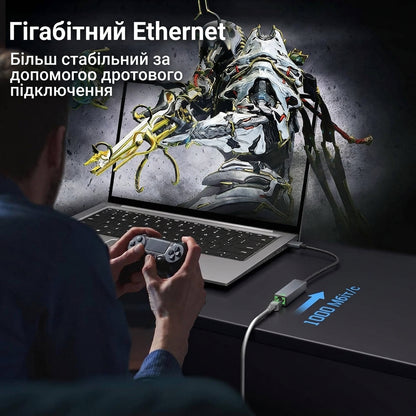 Сетевой адаптер USB 3.0 to RJ45 1000 Mbps Gigabit LAN