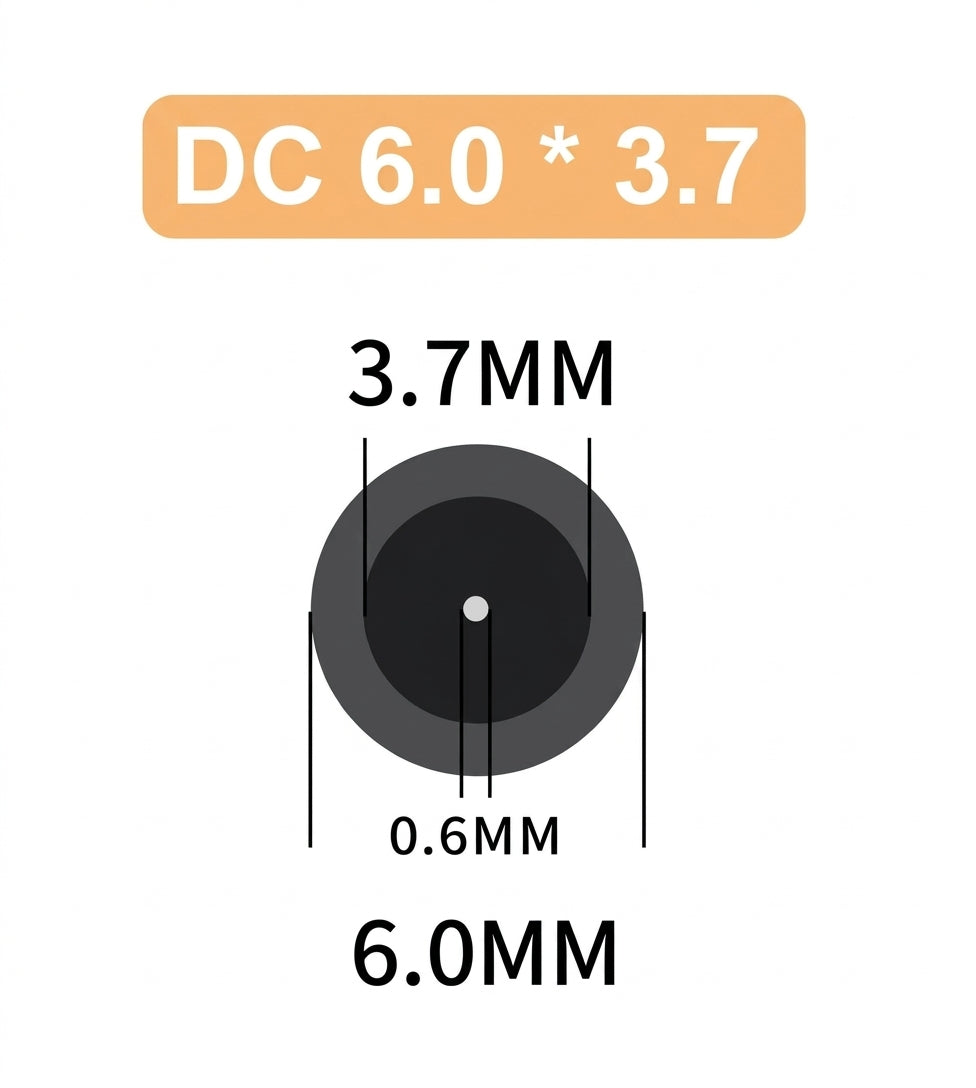 USB Type-C 100W кабель питания DC 6.0×3.7*0.6 Asus