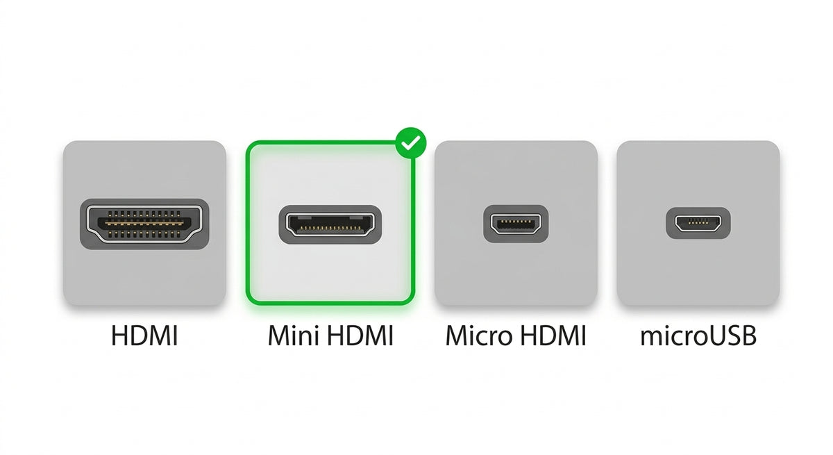 Cable HDMI A to HDMI C (mini)/ 3.0m