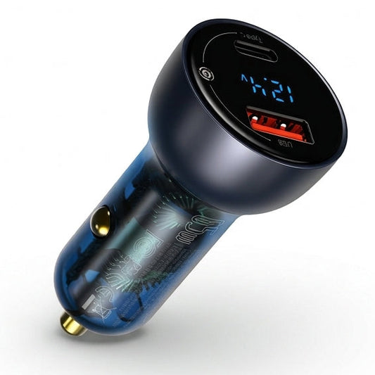 Baseus 65W car charger PPS PD/QC4.0 USB-C/USB-A
