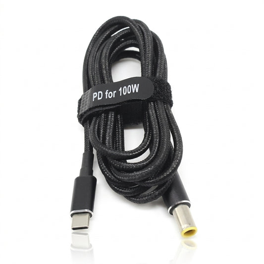 USB Type-C 100W DC power cable 7.9×5.5 for Lenovo laptop