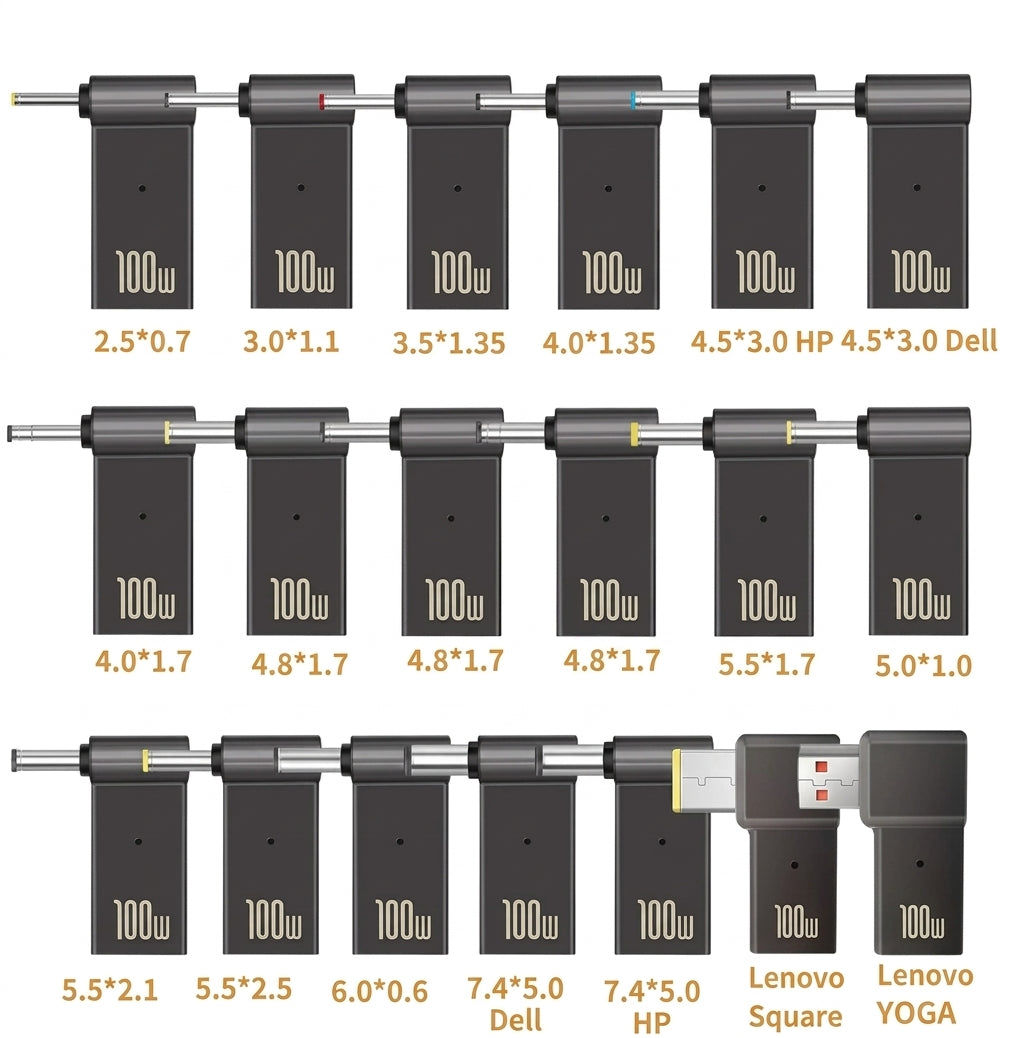 USB Type-C 100W адаптер живлення DC 5.5×1.7 для ноутбуків Acer