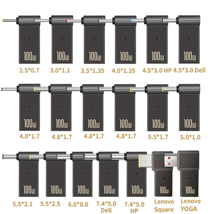 USB Type-C 100W адаптер живлення DC 5.5×1.7 для ноутбуків Acer