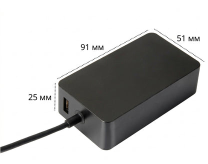 Совместимое зарядное устройство Microsoft Surface PRO 3 4 5 6 7 8 Book Laptop Windows 15V 2,6A