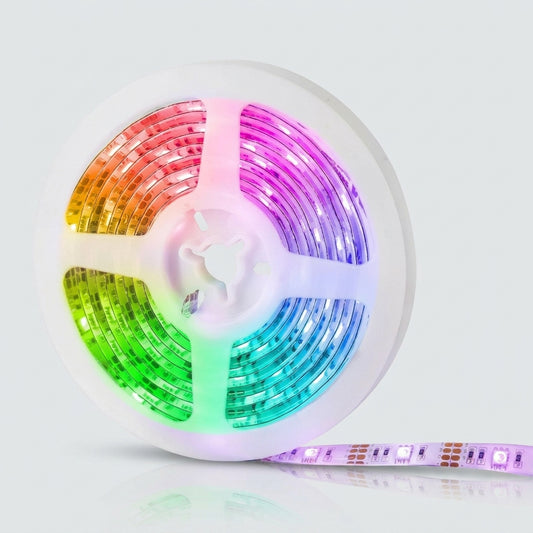 LED RGB strip 10 m with remote control
