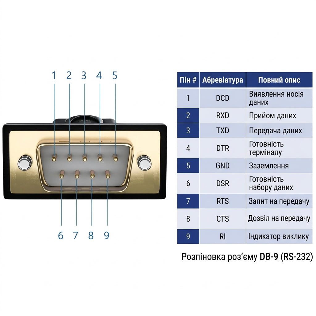 Кабель USB-RS232 male, 2 м, Prolific PL2303 Vention grey-blue