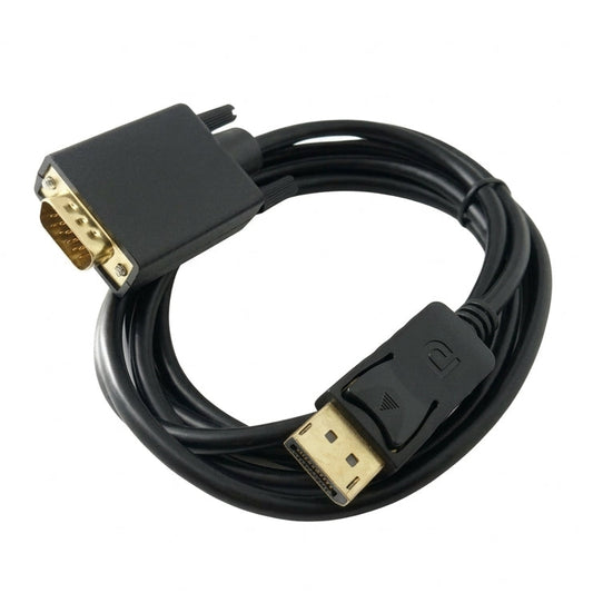 DisplayPort to VGA Adapter Cable, 1.8 m, for Stable Video Signal