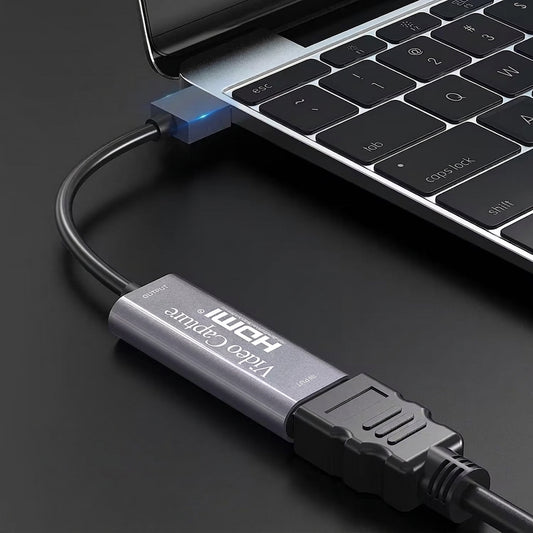 External HDMI - USB capture card for screen recording and streaming