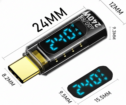 Адаптер DC 5.5×2.1 на Type-C 100W E-marke