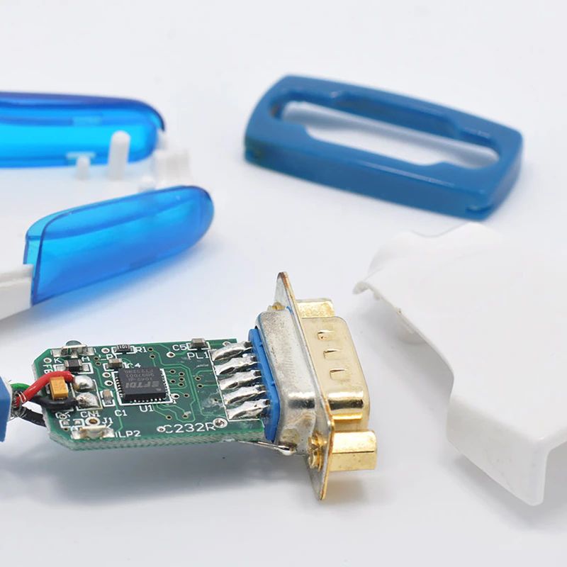 Кабель USB to RS232 FTDI 1 метр White