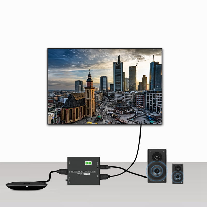 HDMI ARC переходник аудио для ТВ в оптику/HDMI