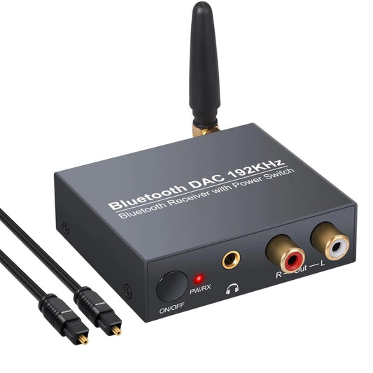 Переходник аудио оптика/коаксиал/Bluetooth до 2*RCA + 3.5mm; с регулировкой громкости Prozor PST090C