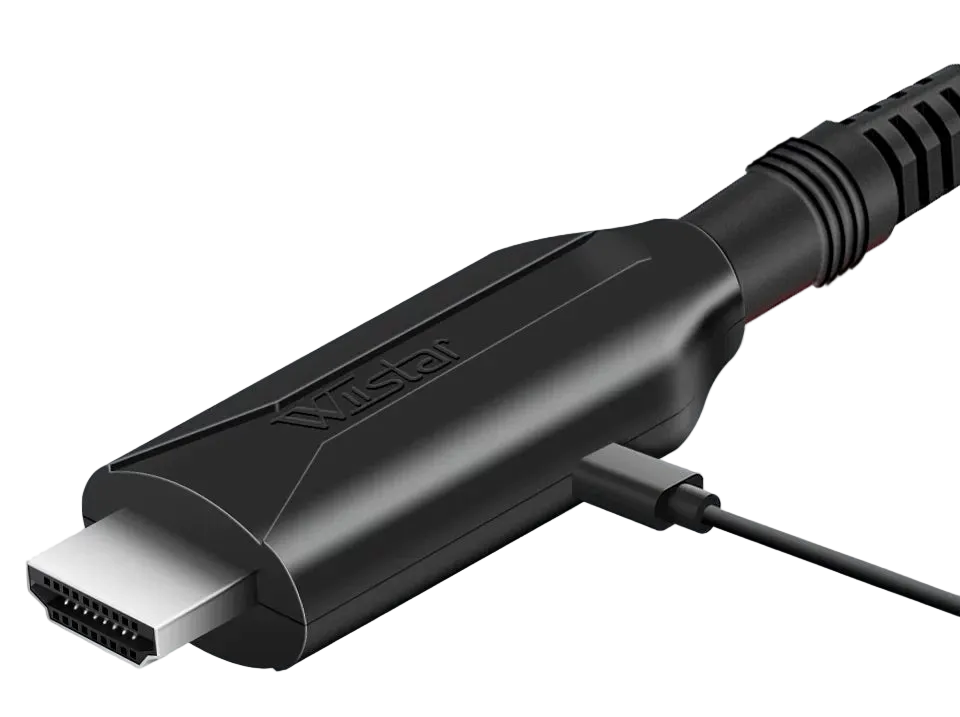 Кабель-конвертер HDMI в AV RCA (тюльпан) Wiistar micro