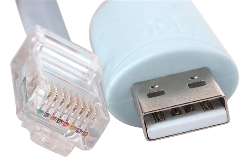 Кабель консольный USB RS232 (RJ45); 1.8 м