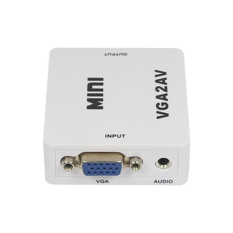 Переходник-конвертер VGA to AV RCA активен мини VGA2AV