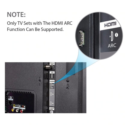 HDMI ARC перехідник аудіо для ТБ у тюльпан/3.5/оптика/коаксіал Neoteck