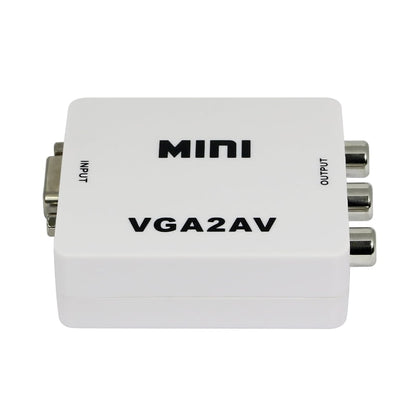 Переходник-конвертер VGA to AV RCA активен мини VGA2AV