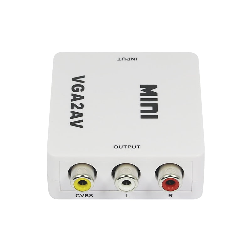 Переходник-конвертер VGA to AV RCA активен мини VGA2AV