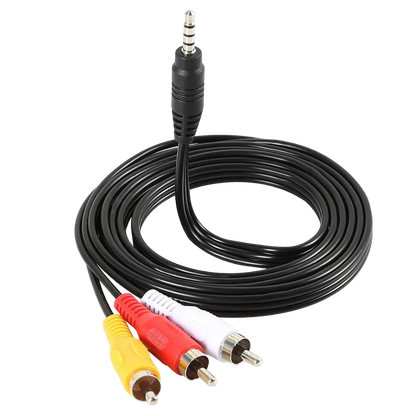 Кабель Jack 3.5 мм - 3 RCA AV тюльпан 1.5 м
