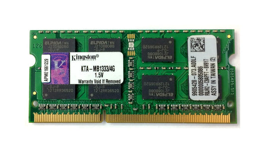 SODIMM 4Gb DDR3-1333 Kingston KTA-MB1333/4G