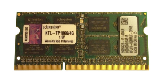 SODIMM 4Gb DDR3 1066MHz Kingston KTL-TP1066/4G