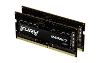 SODIMM 64 ГБ (2x32 ГБ) DDR4 3200 МГц Impact Kingston FURY KF432S20IBK2/64