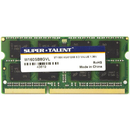 SODIMM 8Гб DDR3L-1600 Super Talent W160SB8GVL