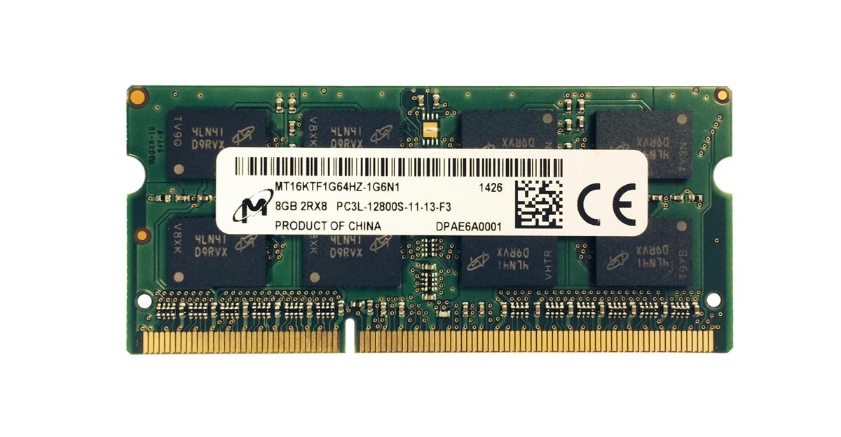 SODIMM 8Gb DDR3L-1600 Micron MT16KTF1G64HZ-1G6N1