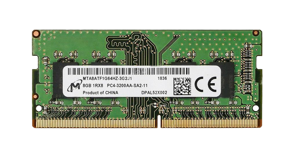 SODIMM 8Gb DDR4 3200MHz pc4-25600 Micron MTA8ATF1G64HZ-3G2J1