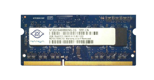 SODIMM 2Gb DDR3-1333 Nanya NT2GC64B88B0NS-CG