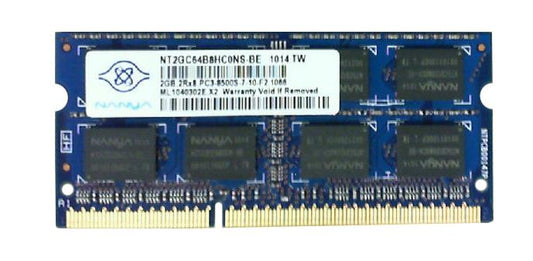 SODIMM 2Gb DDR3-1066 Nanya NT2GC64B8HC0NS-BE