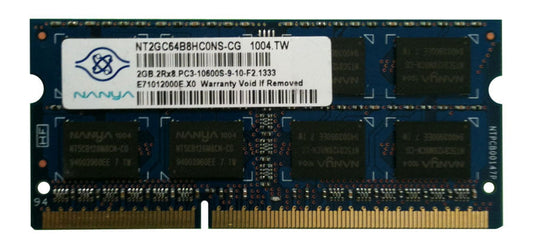 SODIMM 2Gb DDR3 1333MHz Nanya NT2GC64B8HC0NS-CG