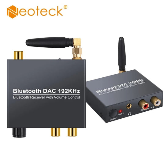 Переходник аудио оптика/коаксиал/Bluetooth до 2*RCA + 3.5mm; с регулировкой громкости Prozor PST090C