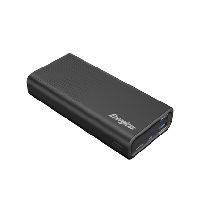 Батарея універсальна Energizer 20000 mAh, Li-pol, PD/20W, QC/3.0, Type-C/micro-USB, USB*2, black (UE20012PQ_BK)