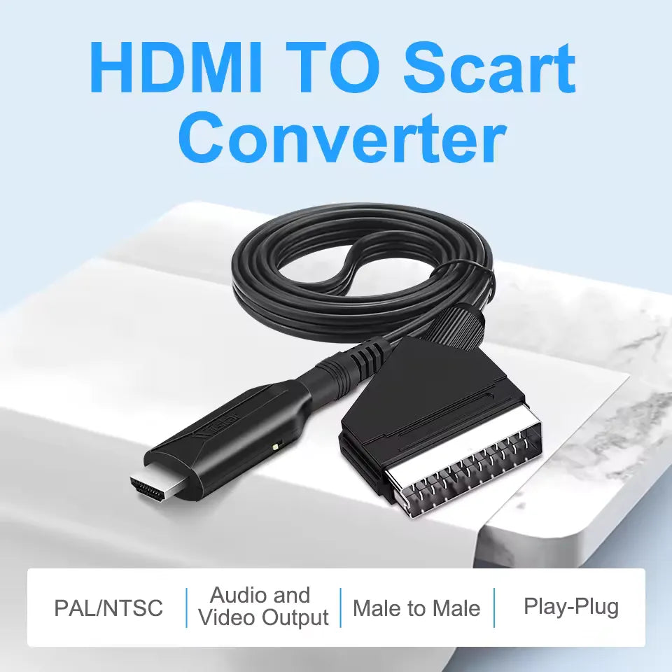 Кабель-переходник HDMI to SCART, Wiistar DZ17