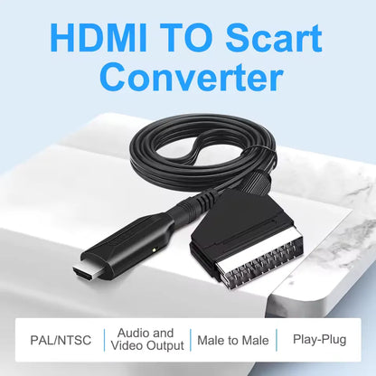 Кабель-переходник HDMI to SCART, Wiistar DZ17
