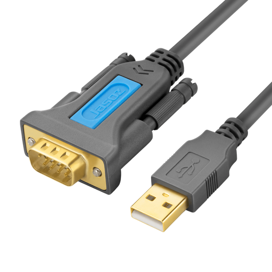 Кабель USB-RS232 male, 3 м, Prolific PL2303 Vention grey-blue