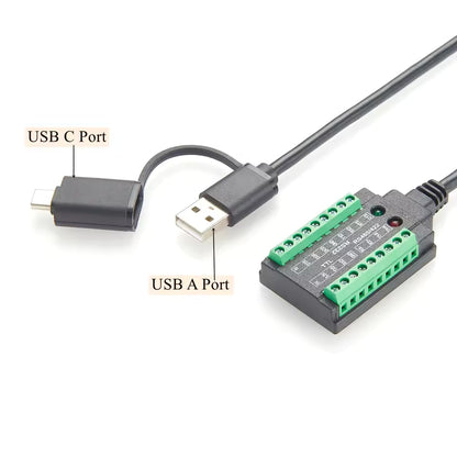 Ізольований USB-C > RS232/485/422/TTL конвертер PCM-KW-469