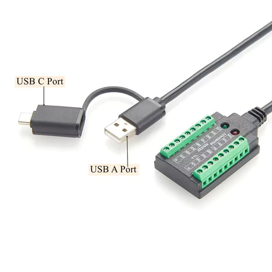 Ізольований USB-C > RS232/485/422/TTL конвертер PCM-KW-469