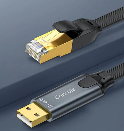 Кабель консольный для маршрутизатора Cisco Huawei H3C Switch Configuration Line; 3 м; USB RS232 (RJ45)