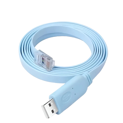 Консольный кабель для маршрутизатора Cisco; 1м; USB RS232 (RJ45), CH340