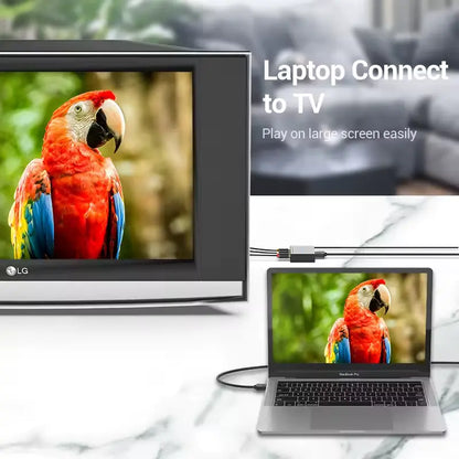 Конвертор HDMI to AV RCA (тюльпан) Vention