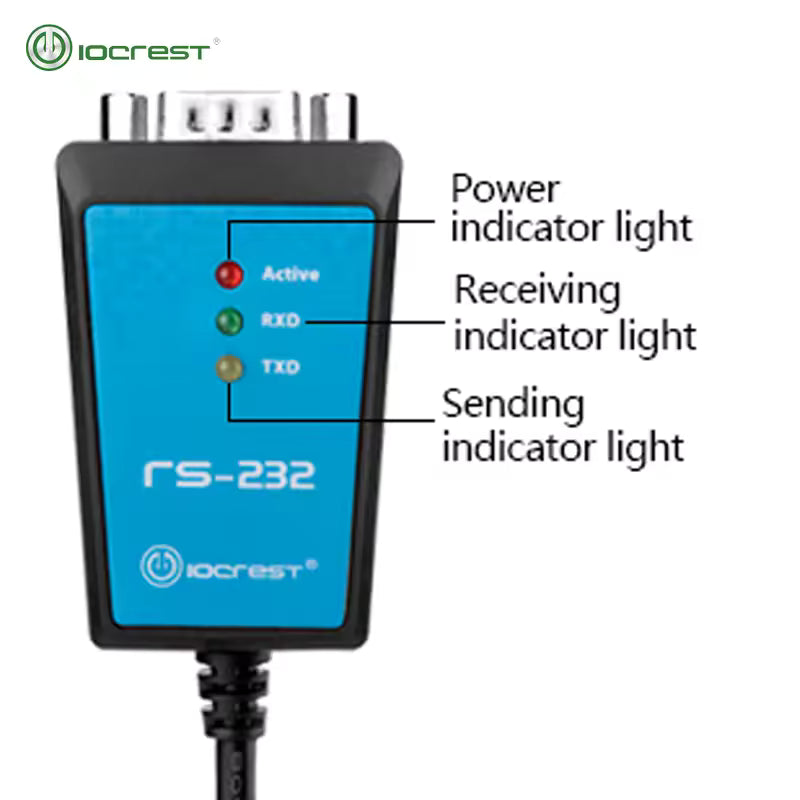 USB-RS232 FTDI Cable 1.5m 3 LED