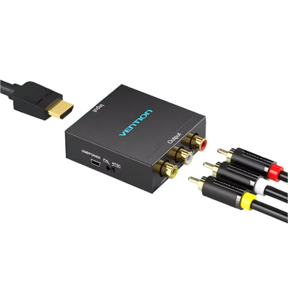Конвертор HDMI to AV RCA (тюльпан) Vention