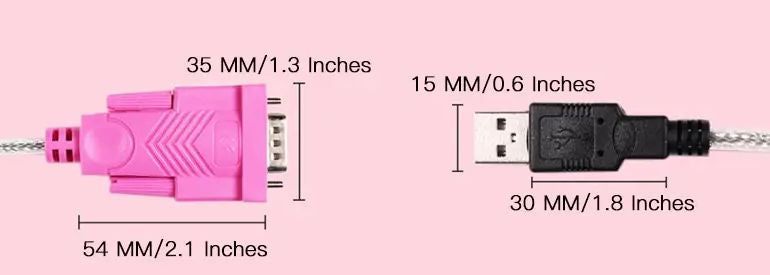 Кабель USB-RS232, 1.5 m, Prolific PL2303; Red
